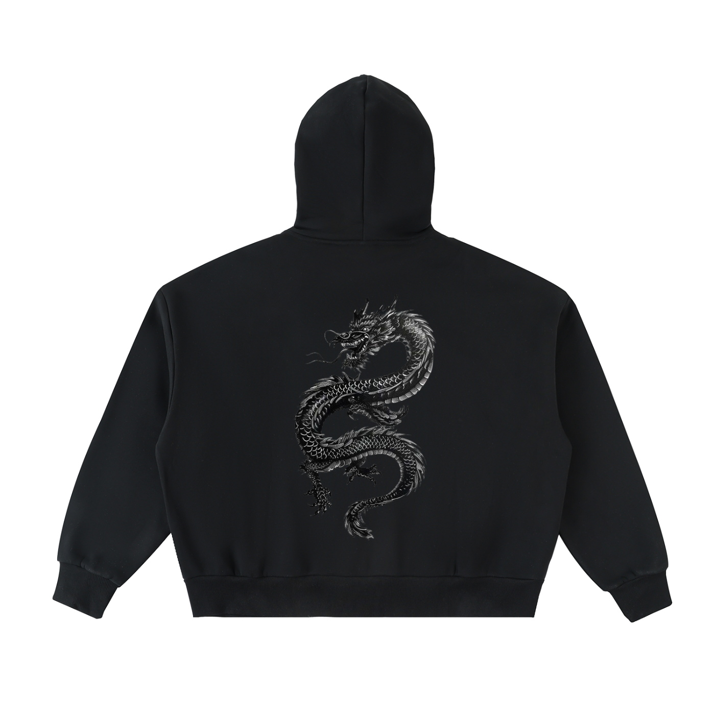 LS Fleeced Full-Zip Boxy Hoodie