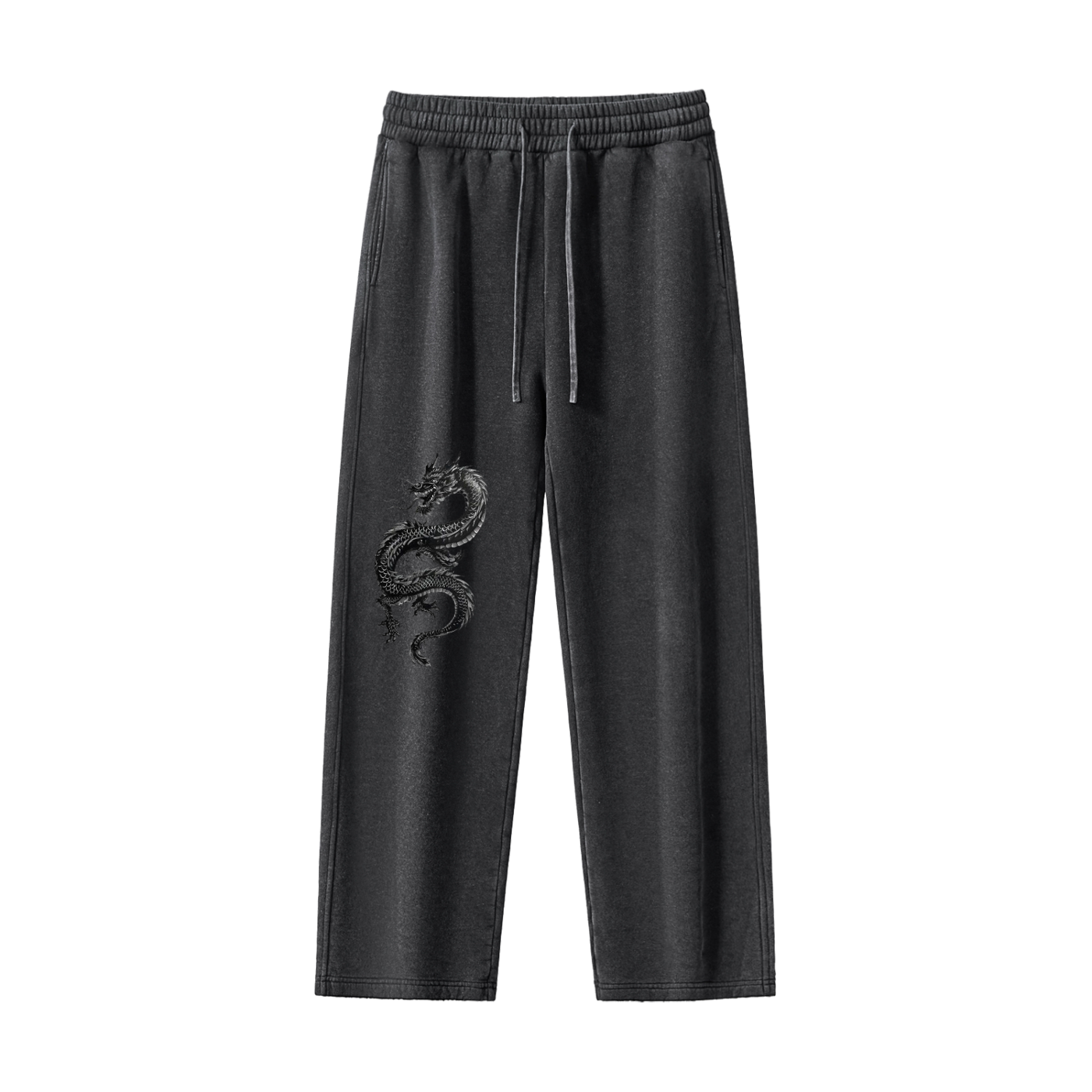 LS Frayed Enzyme Washed Fleece Sweatpants