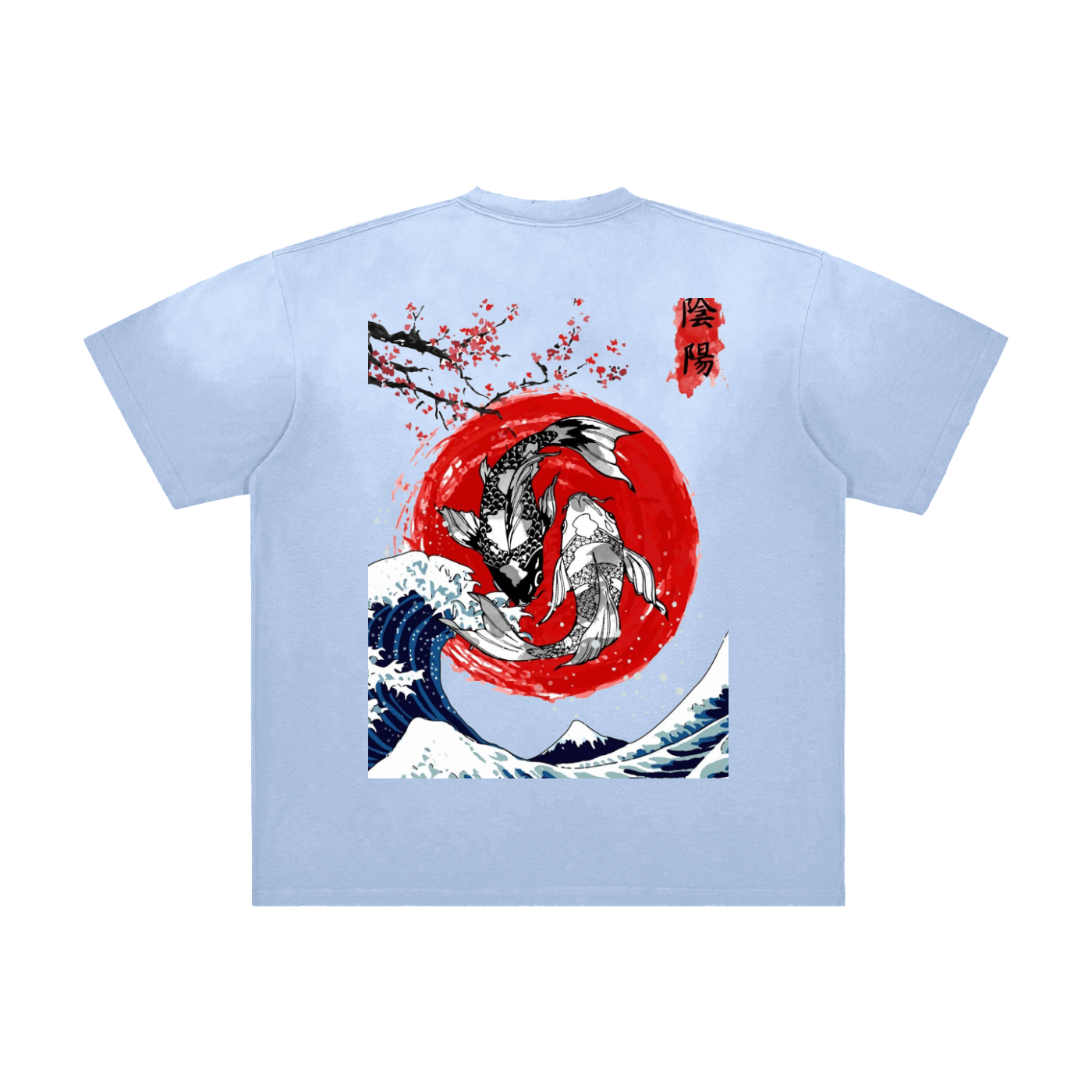 LS Vintage Coy Fish Frayed T-Shirt